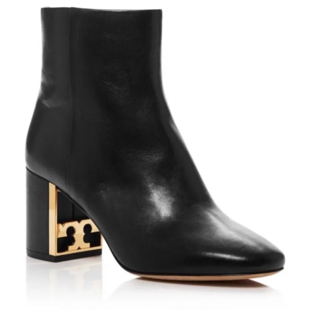 Tory Burch Woman’s Gigi Black Leather Boots - Picture 3 of 15